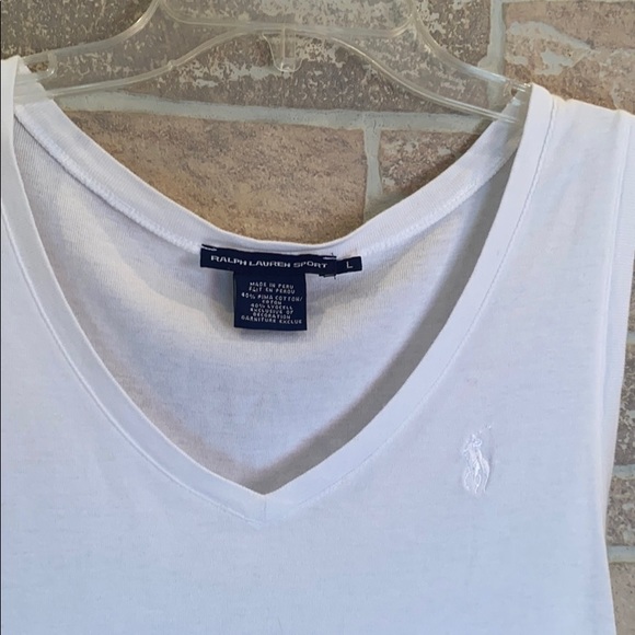 Ralph Lauren white tank - Picture 2 of 2